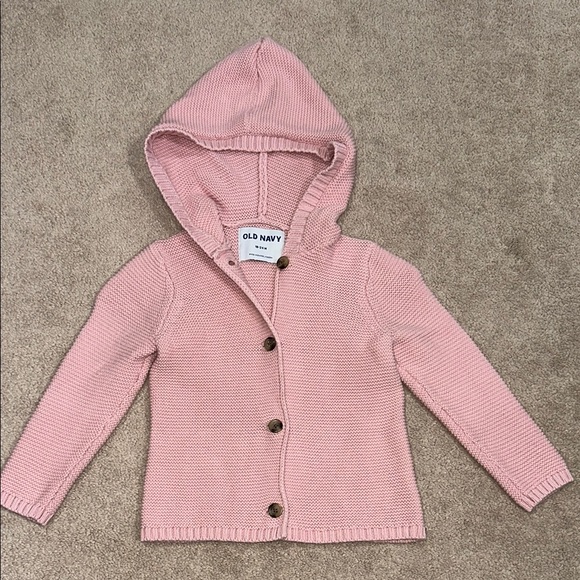 Pink buttoned cardigan - Picture 1 of 2